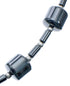 Genuine Sterling Silver Southwest Hematite Bead Necklace Set JX128500